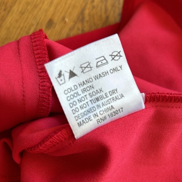 NWOT Princess Polly Priya Red One Shoulder Strap Slit Mini Dress Size 8 - Picture 13 of 15